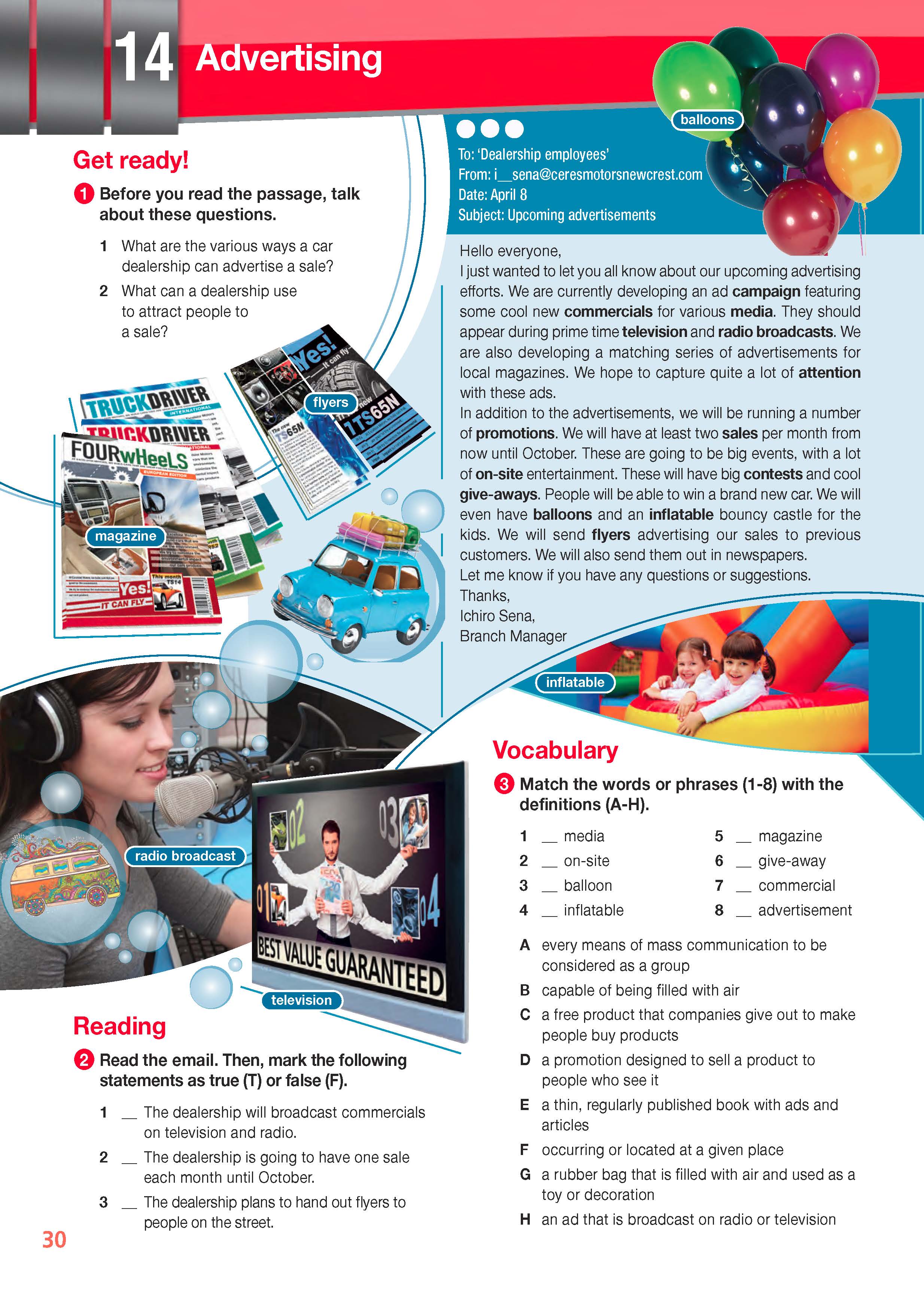 ESP English for Specific Purposes - Career Paths: Automotive Industry- Sample Page 3