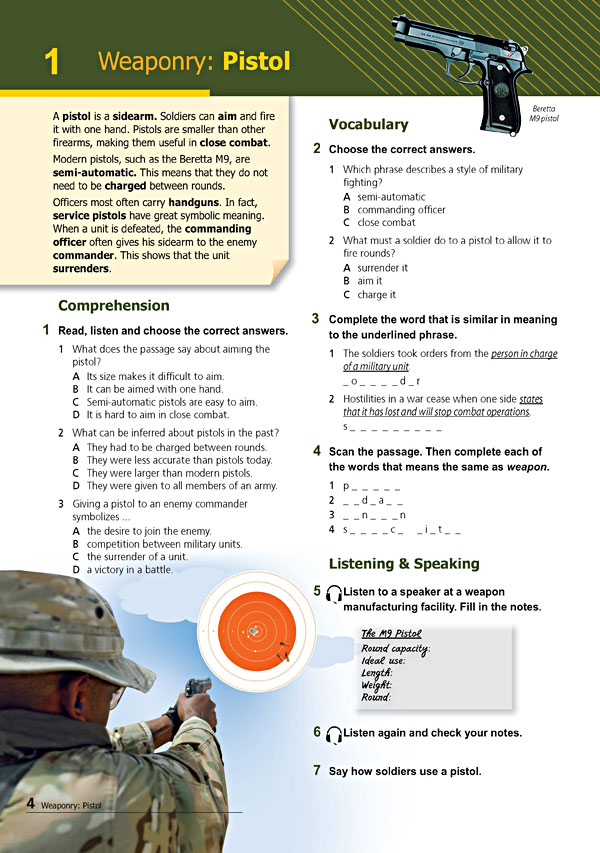 Sample Page 1 - Career Paths: Command & Control