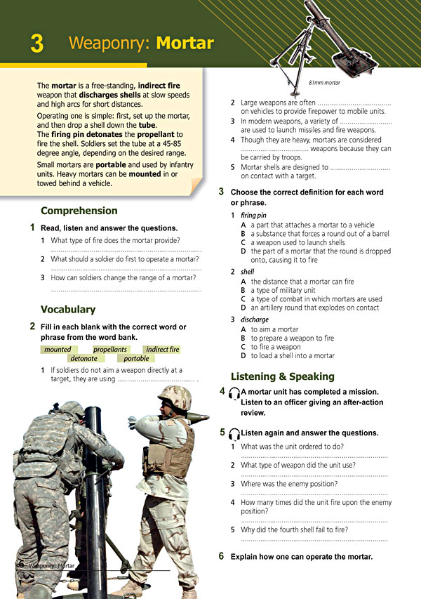 Sample Page 3 - Career Paths: Command & Control
