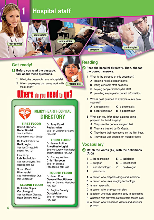 Sample Page 1 - Career Paths: Nursing