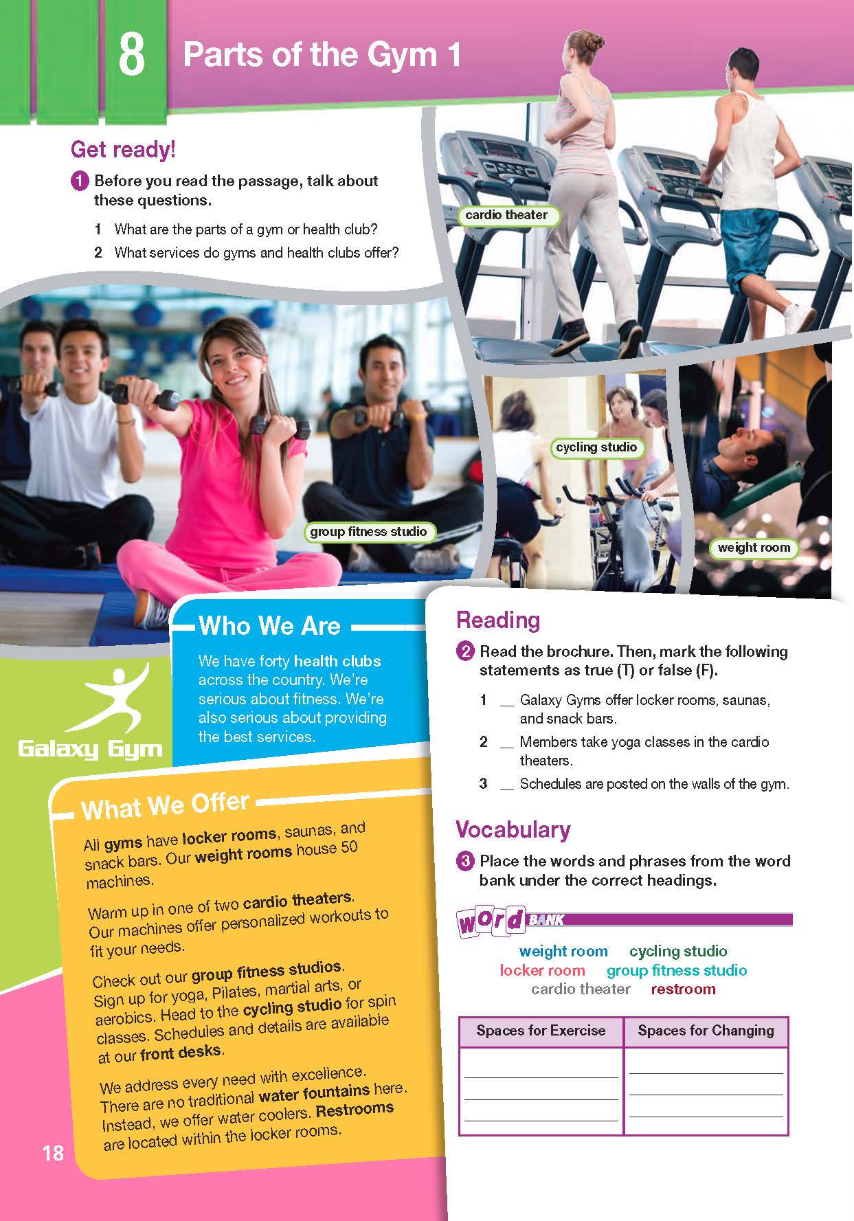 ESP English for Specific Purposes - Career Paths: ESP English for Specific Purposes - Career Paths: Fitness Training - Sample Page 1