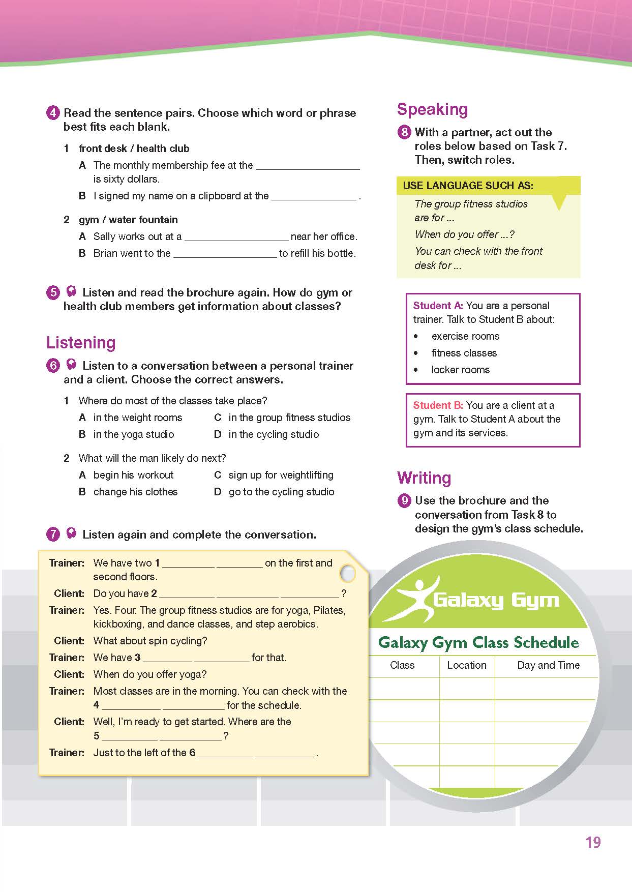 ESP English for Specific Purposes - Career Paths: ESP English for Specific Purposes - Career Paths: Fitness Training - Sample Page 2