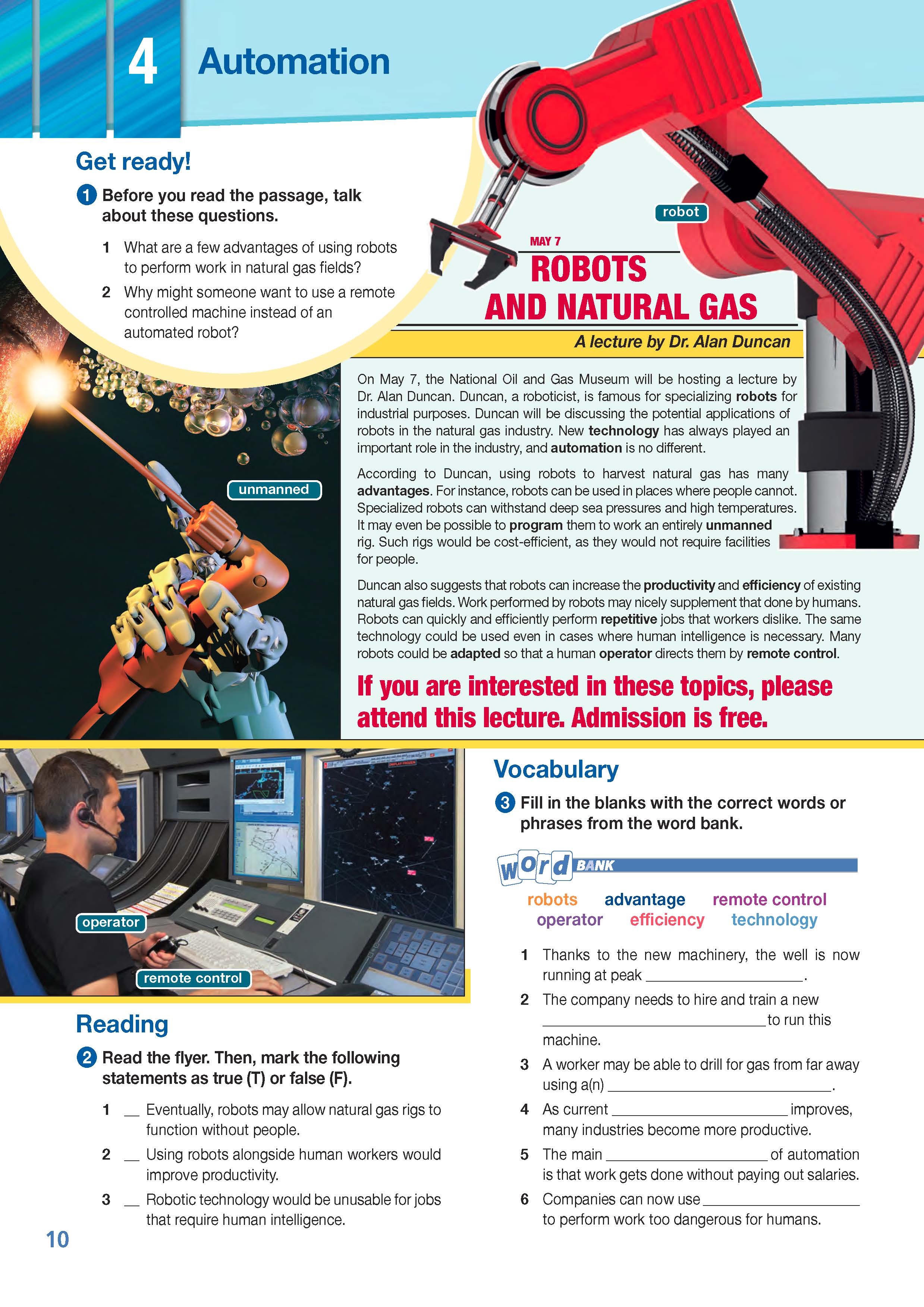 ESP English for Specific Purposes - Career Paths: Natural Gas I - Sample Page 1