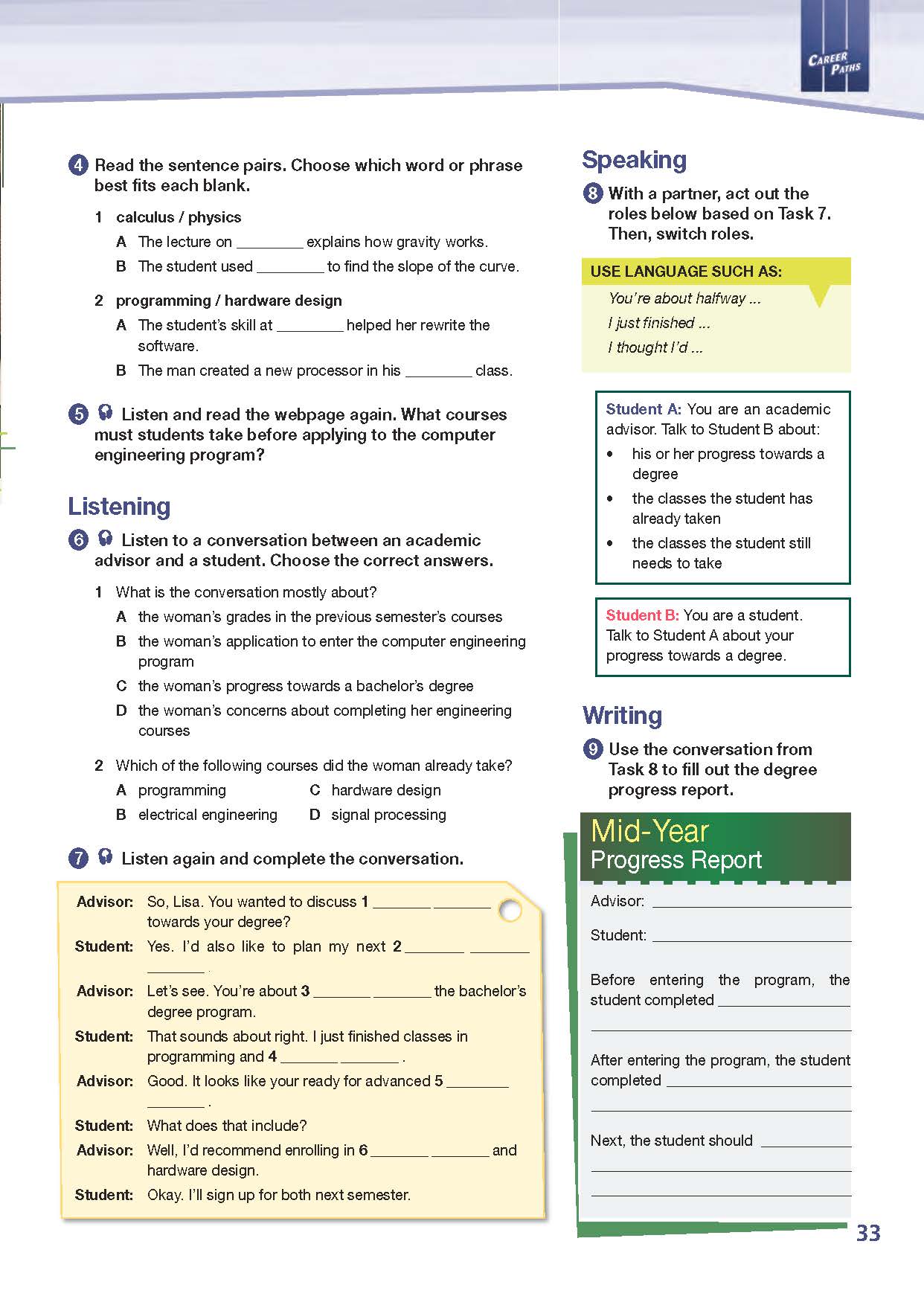 Career Paths Computer Engineering English For Specific
