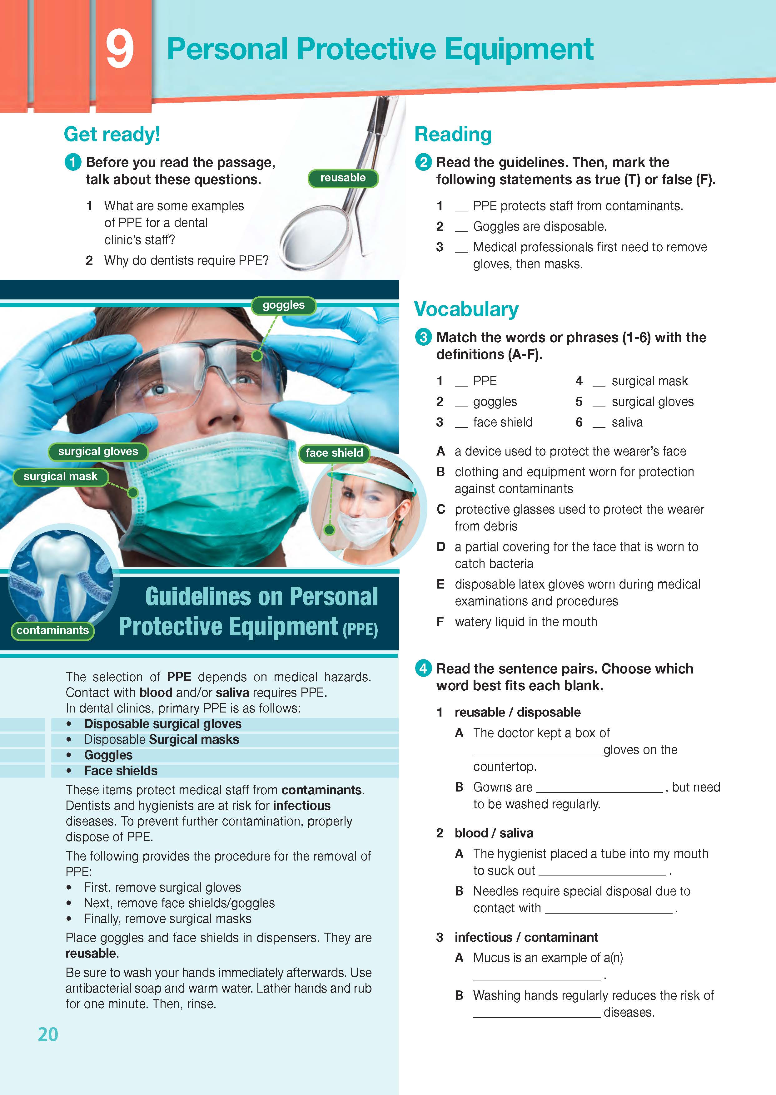 ESP English for Specific Purposes - Career Paths: Dentistry - Sample Page 3