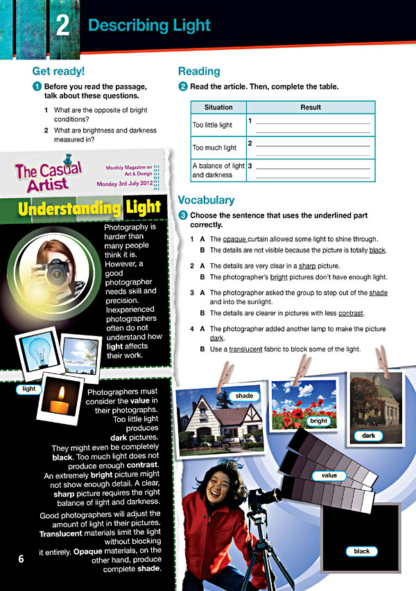 Sample Page 3 - Career Paths: Art & Design