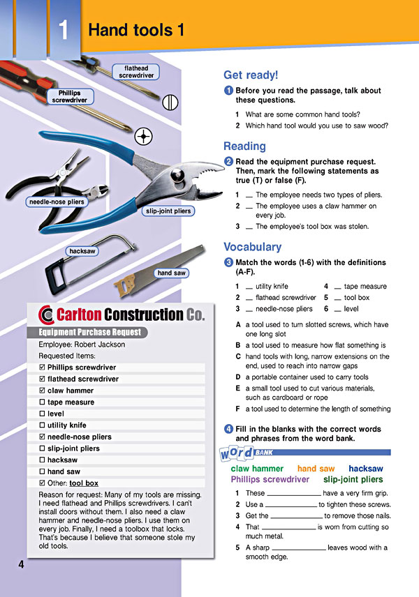 Sample Page 1 - Construction I - Buildings 