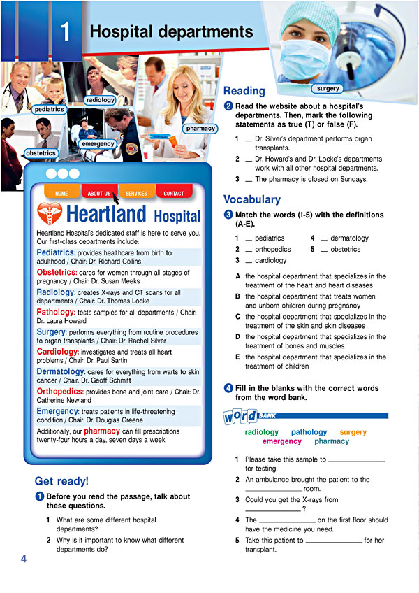 Sample Page 1 - Career Paths: Medical