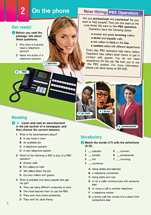 Sample Page 3 - Career Paths: Tourism