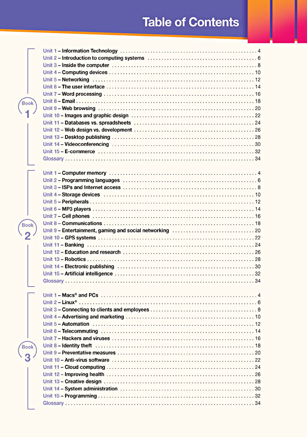 Contents - Career Paths: Information Technology