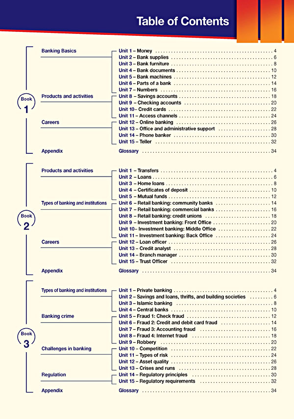 Contents - Career Paths: Banking