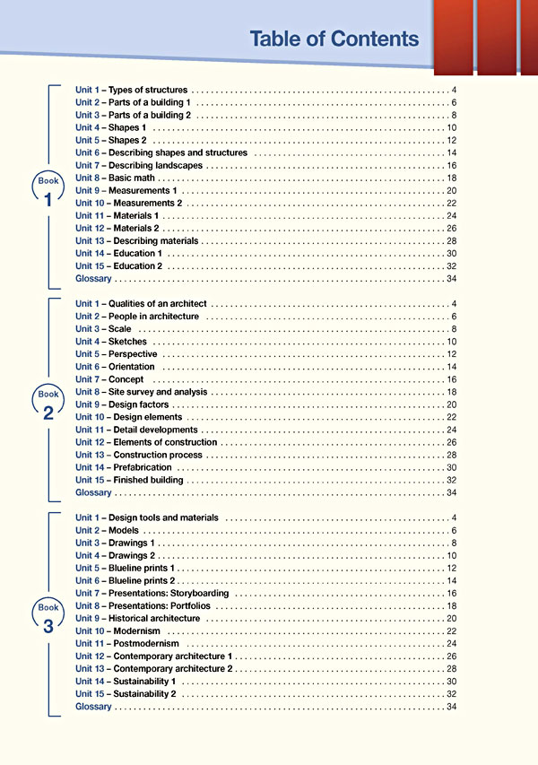 Contents - Career Paths: Architecture