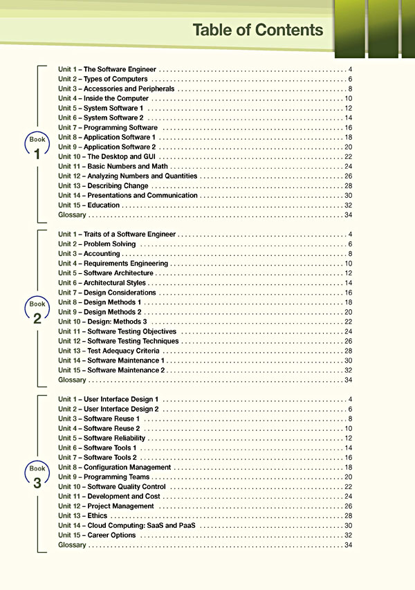 Contents - Career Paths: Software Engineering