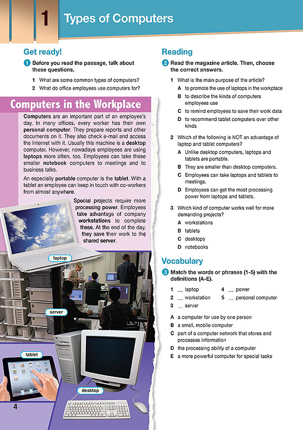 Sample Page 1 - Career Paths: Computing