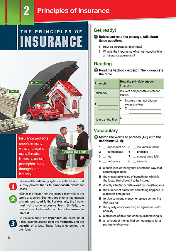 Career Paths Insurance English for Specific Purpose (ESP)
