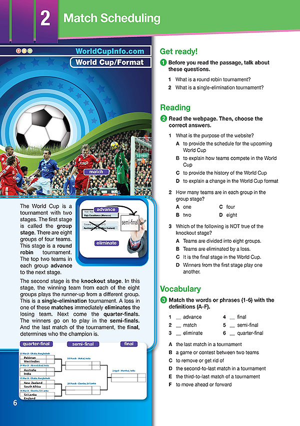 Sample Page 3 - Career Paths: World Cup
