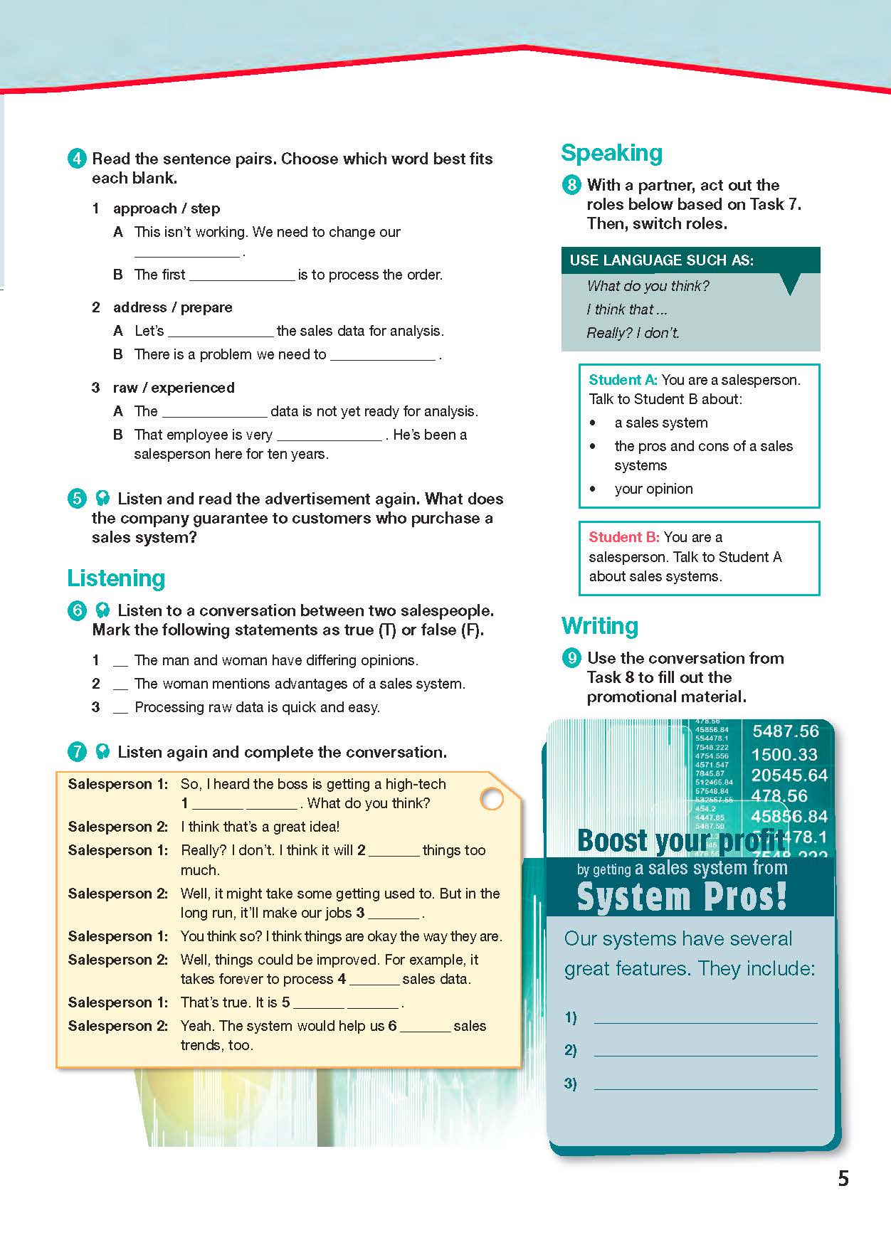 ESP English for Specific Purposes - Career Paths: Sales & Marketing - Sample Page 2