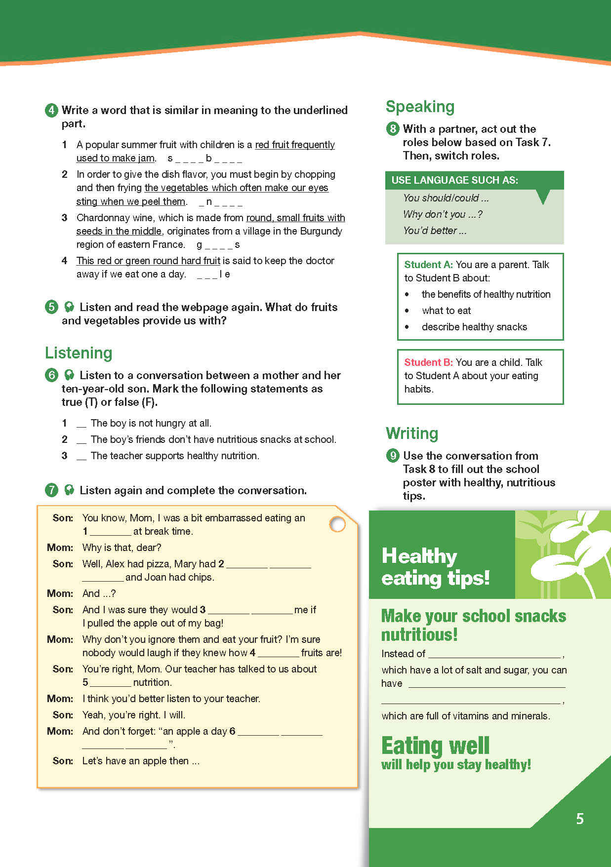 ESP English for Specific Purposes - Career Paths: Nutrition & Dietetics - Sample Page 2