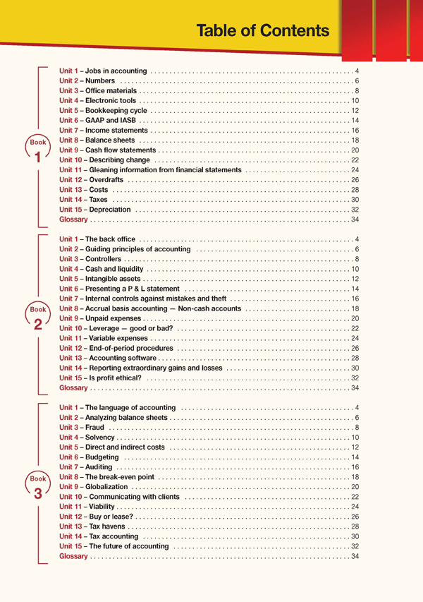 Contents - Career Paths: Accounting