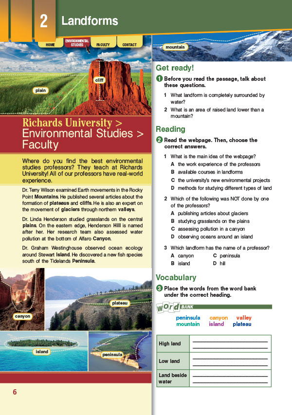 Sample Page 3 - Career Paths: Environmental Science